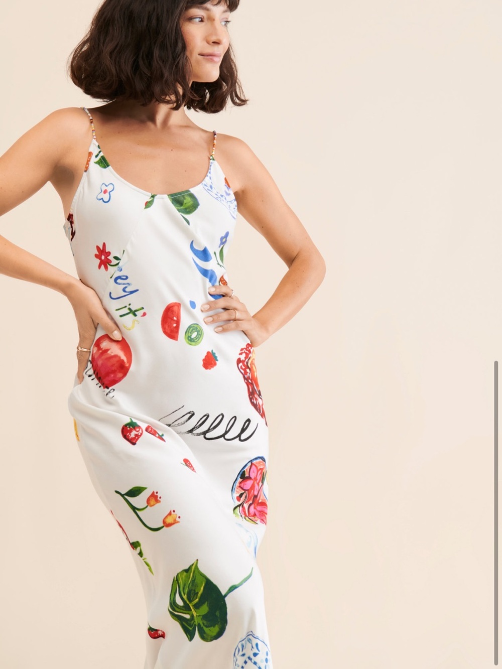 Damson Madder Calypso Slip Dress - Picture 2 of 11